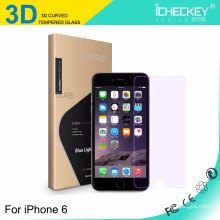 factory direct supply premium 3D Carbon fiber full cover tempered glass for iphone 6